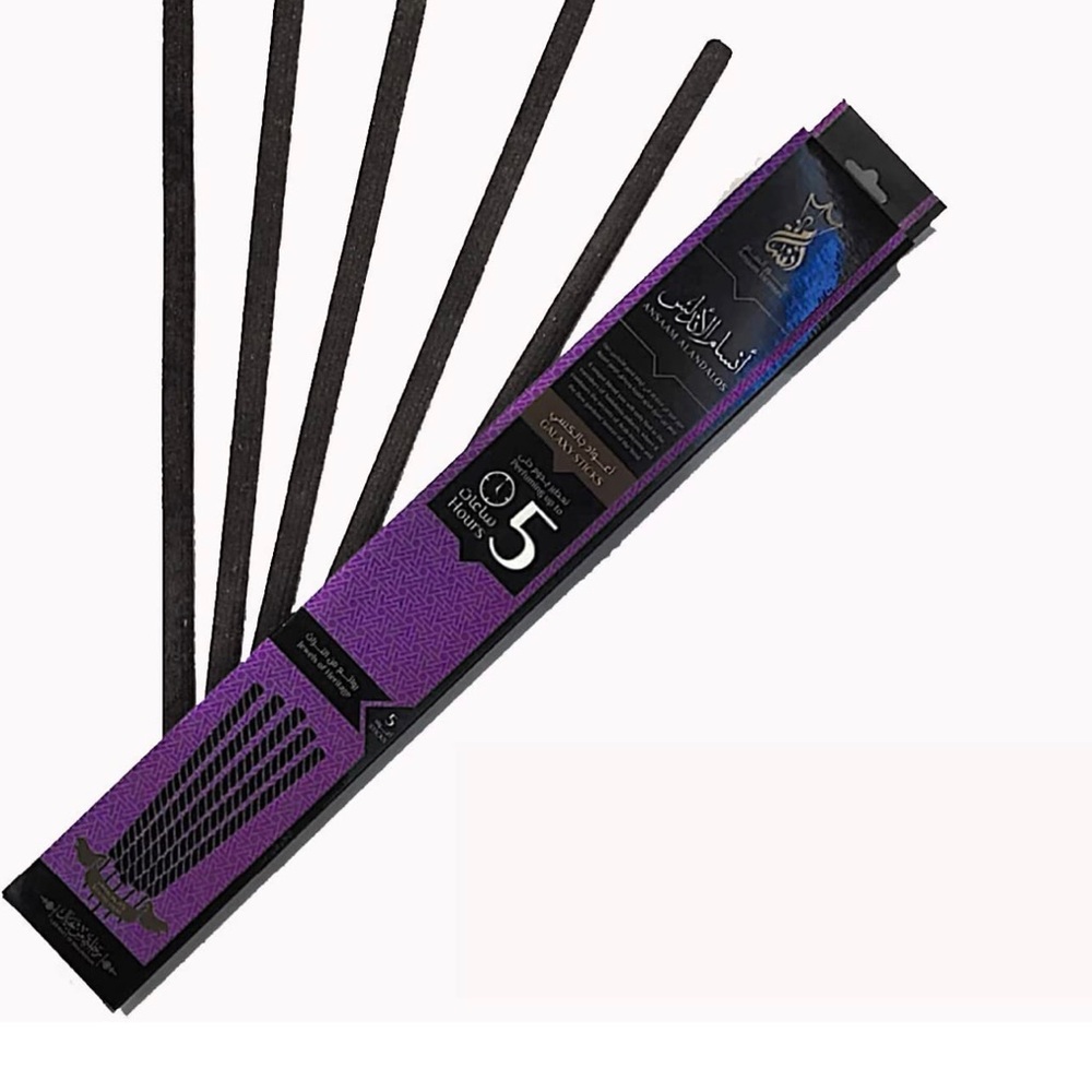 NILEVIBES Ansaam Alandalos,5Hours Incenses Sticks Produces Fragrant Smoke.5-Pack